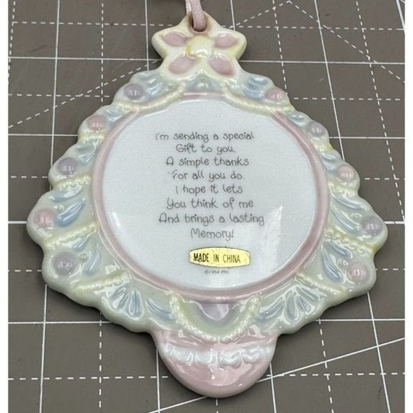 Precious Moments Porcelain Ornament I'm Sending You A White Christmas - Picture 2 of 2